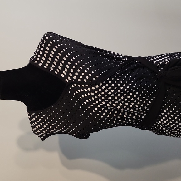 Majora summer polka dot sleeveless dress. - Picture 1 of 9